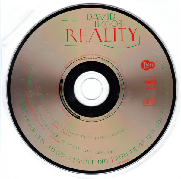 CD 2, Bowie, David - Reality